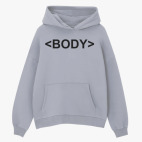 Толстовка худи оверсайз