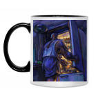 Кружка двухцветная