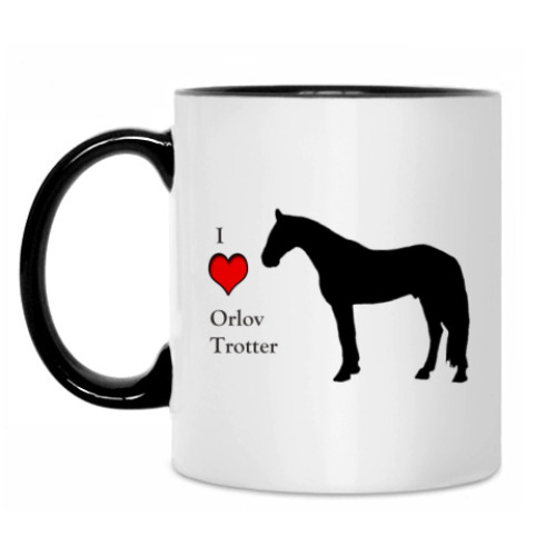 Кружка с принтом Я люблю Орловцев