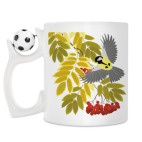 Кружка с футбольным мячиком