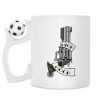 Кружка с футбольным мячиком