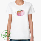 Женская футболка органик