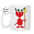 Кружка с футбольным мячиком