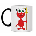 Кружка двухцветная