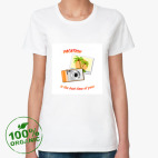 Женская футболка органик