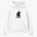 Толстовка худи оверсайз