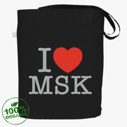 Сумка шоппер с принтом Я Люблю Москву!