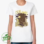 Женская футболка органик