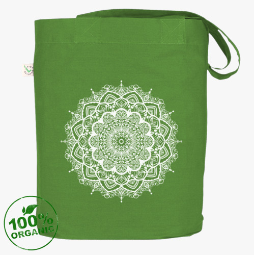 Сумка шоппер с принтом Мандала Изобилие