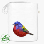 Птичка из полигонов