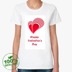 Женская футболка органик