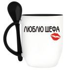 Кружка с ложкой