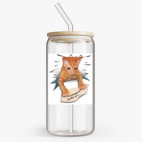 Банка с бамбуковой крышкой