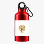 Металлическая бутылка 400 мл UV-DTF