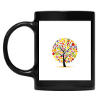 Кружка цветная UV-DTF