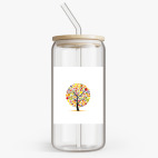 Банка с бамбуковой крышкой