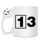 Кружка с футбольным мячиком
