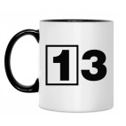 Кружка двухцветная