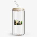 Банка с бамбуковой крышкой