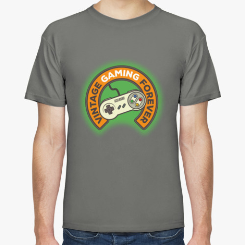 Футболка с принтом Nintendo Vintage Gaming Forever