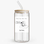 Банка с бамбуковой крышкой