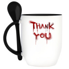 Кружка с ложкой