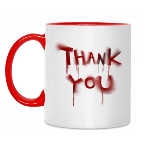 Кружка с принтом Кровь