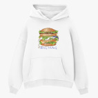 Толстовка худи оверсайз