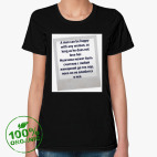 Женская футболка органик