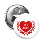 Магнит-открывашка 58 мм i love my boy