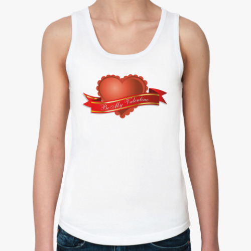 Женская майка с принтом  Любовь