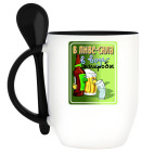 Кружка с ложкой