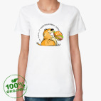 Женская футболка органик