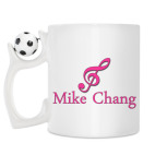 Кружка с футбольным мячиком