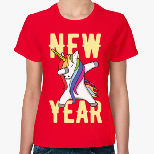 Женская футболка NEW YEAR