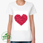 Женская футболка органик