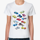 Классическая женская футболка Cars  футболка