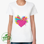 Женская футболка органик