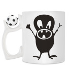 Кружка с футбольным мячиком
