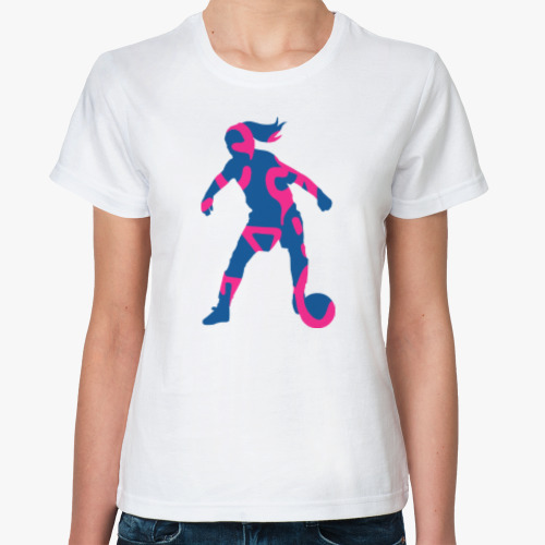 Классическая футболка Tee Camo Logo Women
