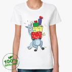 Женская футболка органик