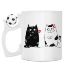 Кружка с футбольным мячиком