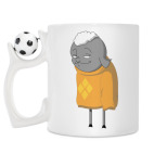 Кружка с футбольным мячиком