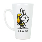 Кружка латте (510 мл) Белый Кролик