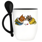 Кружка с ложкой