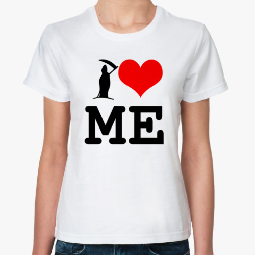 Классическая футболка Смерть меня любит Crimsonland