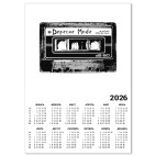 Календарь A2 2026, белый  Depeche Mode