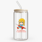 Банка с бамбуковой крышкой