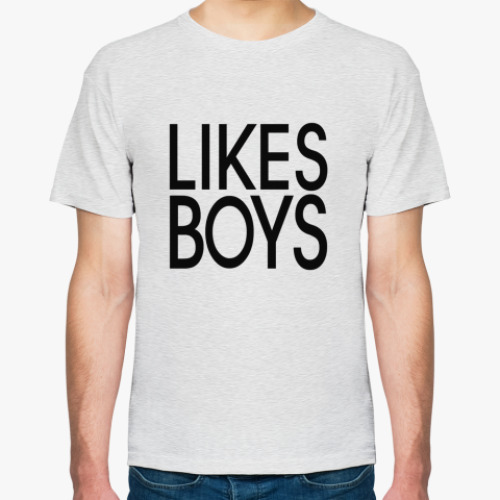 Футболка с принтом Likes boys