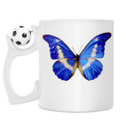 Кружка с футбольным мячиком